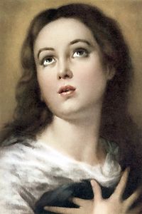 [Inmaculada Concepción (detalle) de Bartolomé Esteban Murillo]
