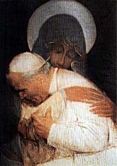 [María y Juan Pablo II]