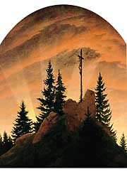 [Tetschen Altarpiece (detalle) de Caspar David Friedrich]