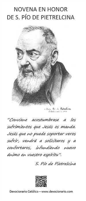 Novena Al Santo Padre Pio De Pietrelcina