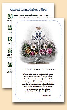 [Estampa dulce nombre de Mar&iacute;a]
