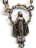 [Medalla de la Virgen en el rosario de San Antonio de Padua]