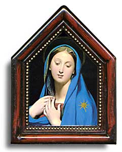 [Virgen de la adopción (detalle) de Jean Dominic Ingres. 1858]